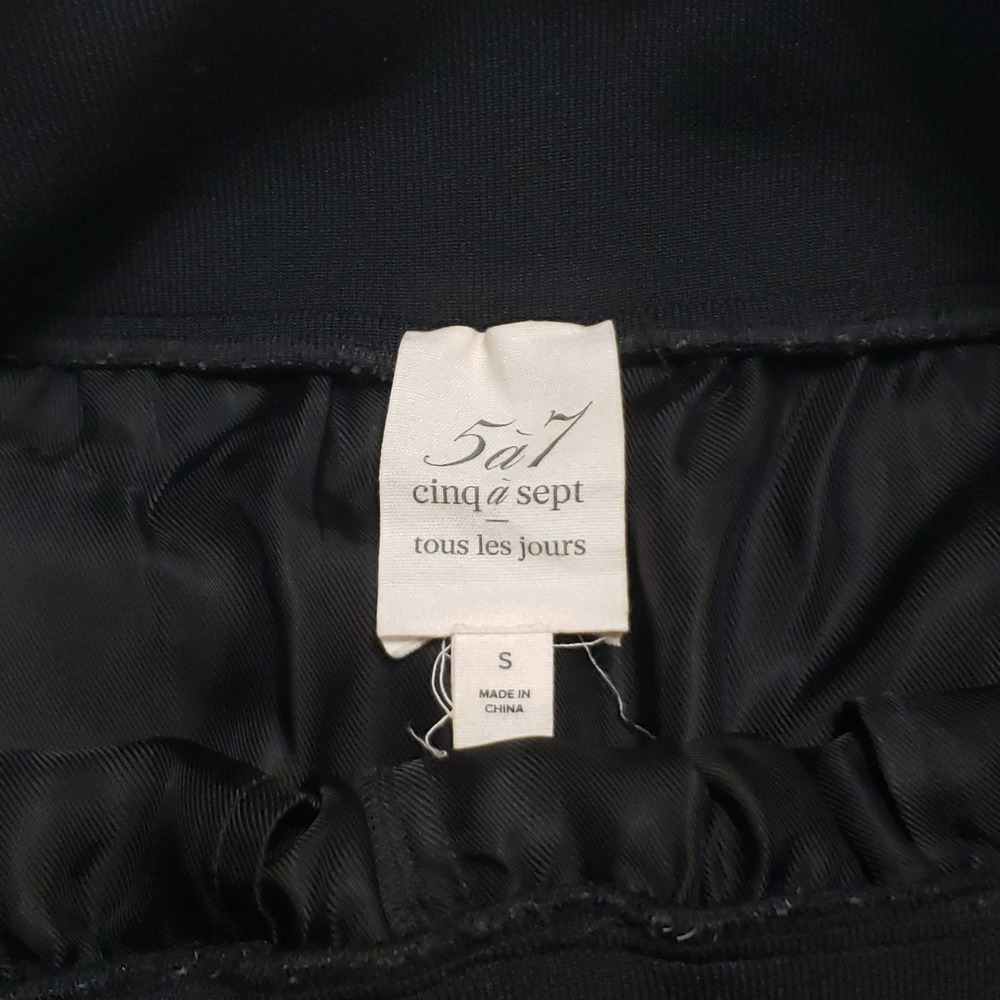 Cinq a Sept Giles Cargo Jogger Pants Black Cupro Womens Size Small - Picture 5 of 11